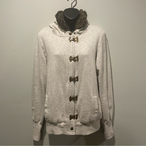 Fox Jackets & Blazers - Fox Front Zip/Metal Clasp Women’s Hooded Jacket - XL